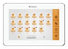 Centrinis pultas su liet. jautr. ekr. GMV (255v.d.) ir U-Match (36v.d.) iki 16 sistemų
