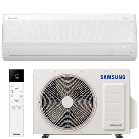 SAMSUNG SIENINIS BEVĖJIS Windfree™ Avant S2, 2.0/2.2 kW oro kondicionieriaus komplektas