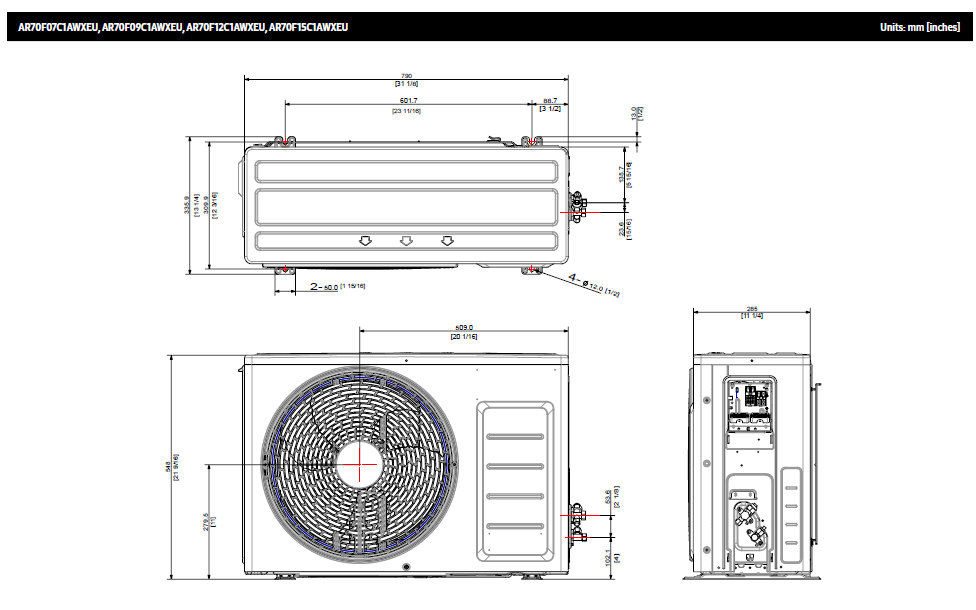 SAMSUNG SIENINIS BEVĖJIS Windfree™ Avant S2, 3.5/4.0 kW oro kondicionieriaus komplektas - Image 8