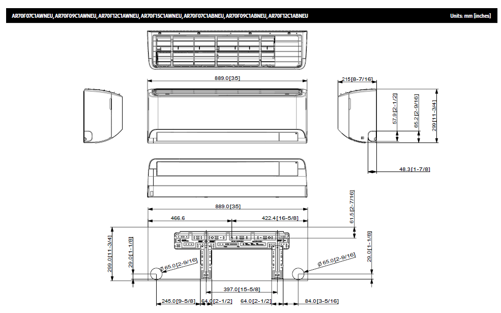 SAMSUNG SIENINIS BEVĖJIS Windfree™ Avant S2, 2.0/2.2 kW oro kondicionieriaus komplektas - Image 7