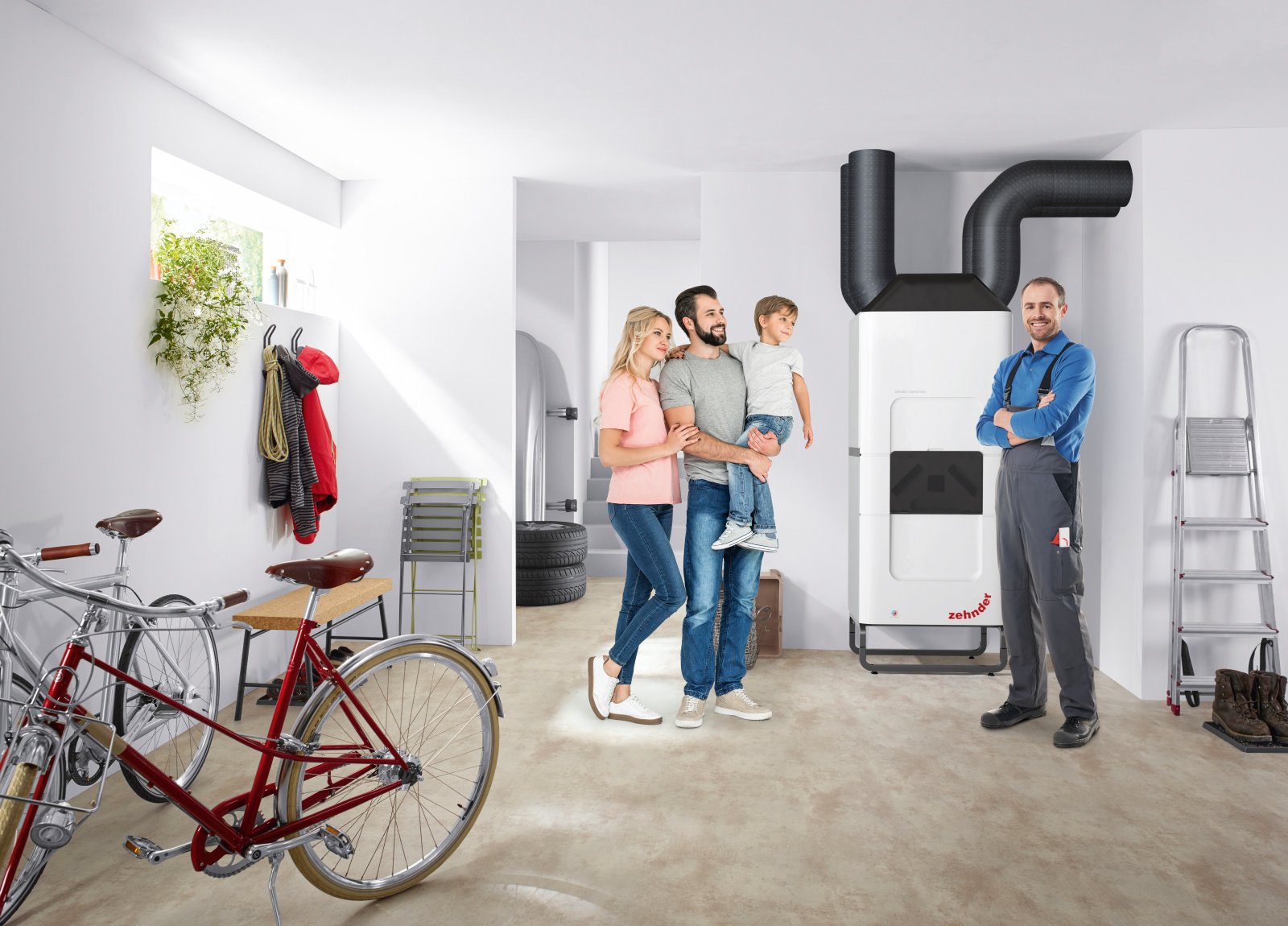 Zehnder ComfoClime 24 ir ComfoAir Q350 ERV entalpinio rekuperatoriaus komplektas - Image 7