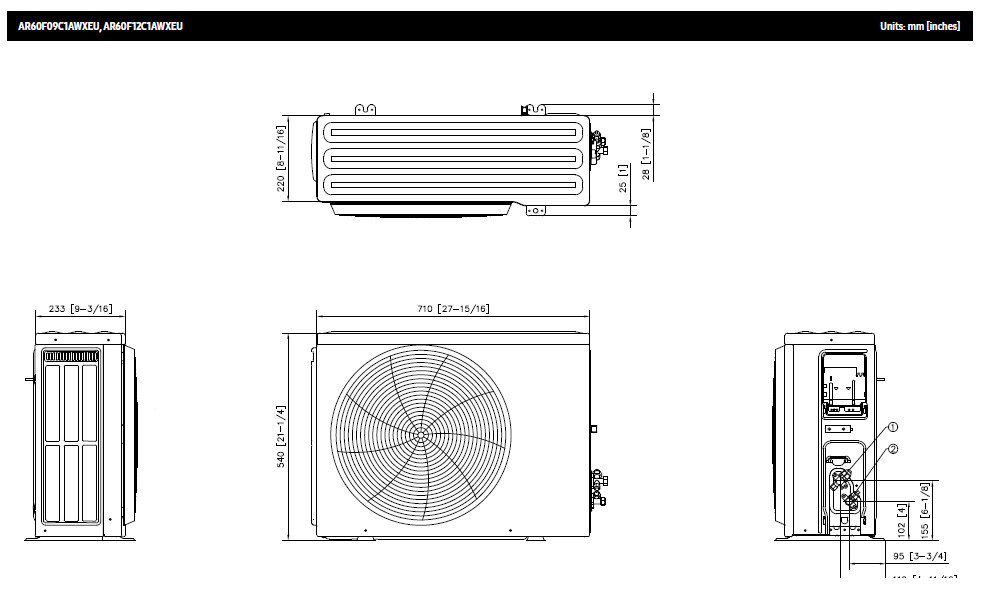 SAMSUNG SIENINIS BEVĖJIS Windfree™ Comfort S2 (buv. Arise), 2.5/3.2 kW oro kondicionieriaus komplektas - Image 9