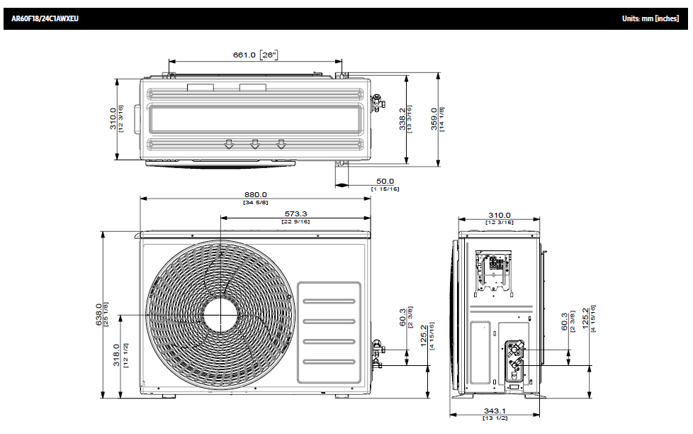 SAMSUNG SIENINIS BEVĖJIS Windfree™ Comfort S2 (buv. Arise), 6.5/7.4 kW oro kondicionieriaus komplektas - Image 9