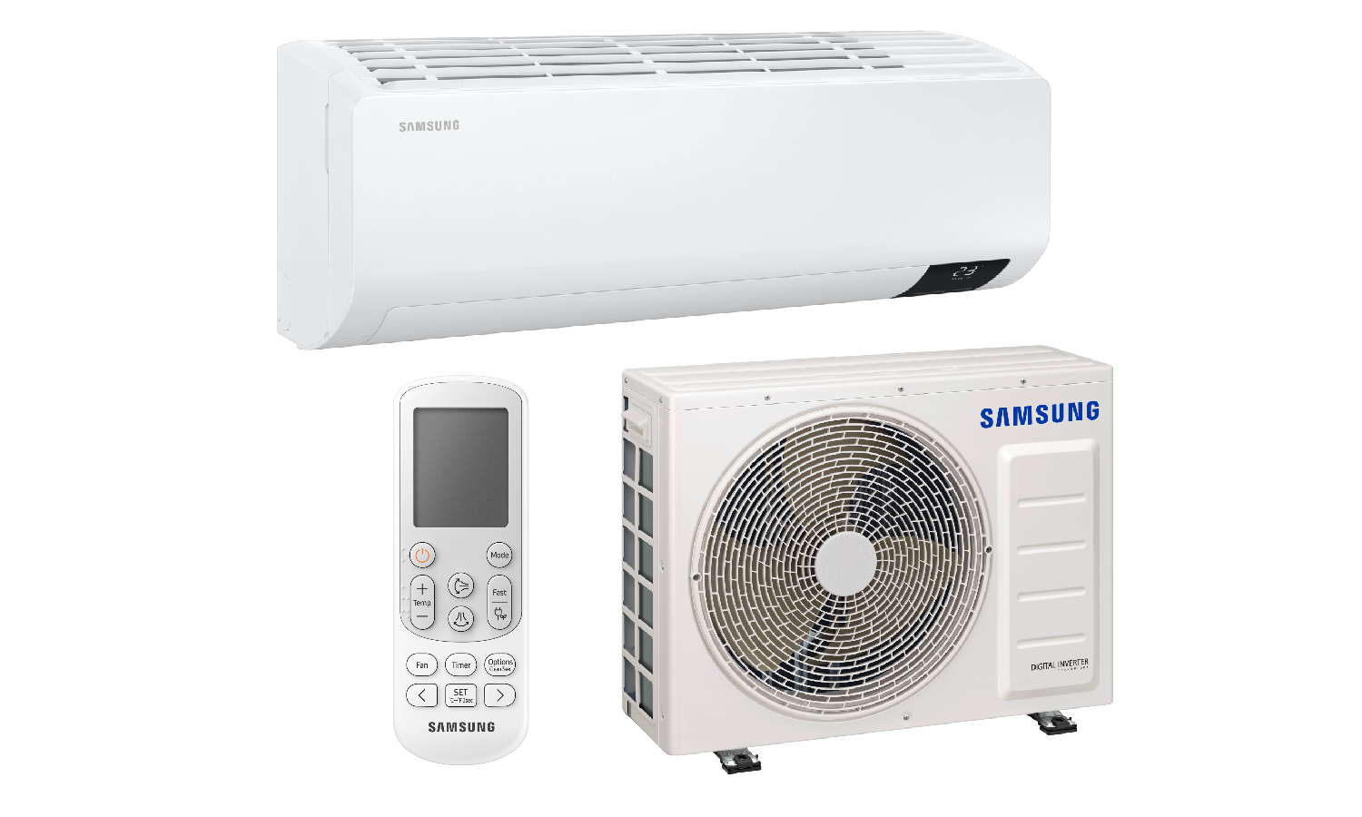 SAMSUNG SIENINIS NORDIC ESSENTIAL 2.5/3.2 kW šilumos siurblio oras oras komplektas