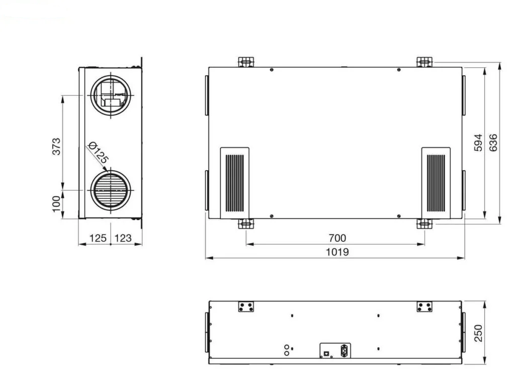Plokštelinis ENTALPINIS rekuperatorius Zehnder Climos F 200 ECO ERV - Image 3