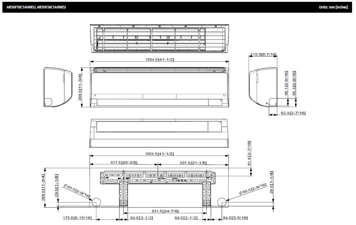 SAMSUNG oro kondicionieriaus Cebu S2 5.0/6.0 kW Multi split vidinis blokas - Image 7