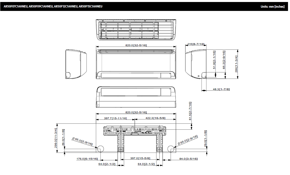 SAMSUNG oro kondicionieriaus Cebu S2 2.0/2.2 kW Multi split vidinis blokas - Image 7