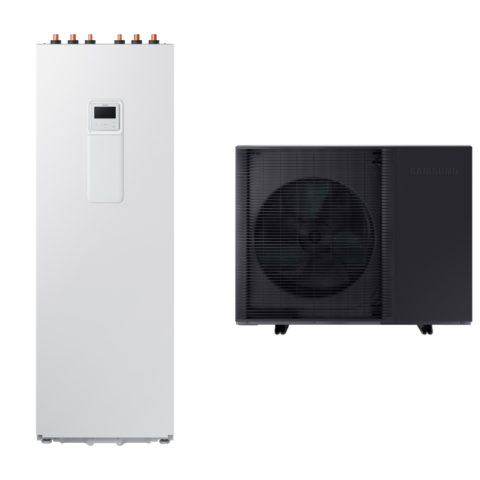 SAMSUNG oras-vanduo 8 kW Mono HT Quiet šilumos siurblys monoblokas su 200 l tūriniu šildytuvu