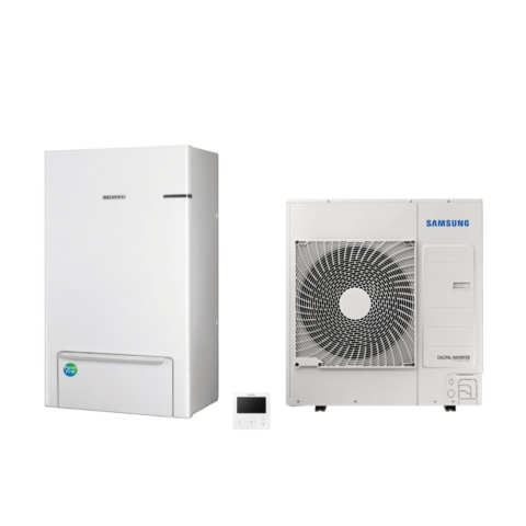 SAMSUNG oras-vanduo 9.0/8.7 kW SPLIT šilumos siurblio KOMPLEKTAS (be tūrinio šildytuvo)