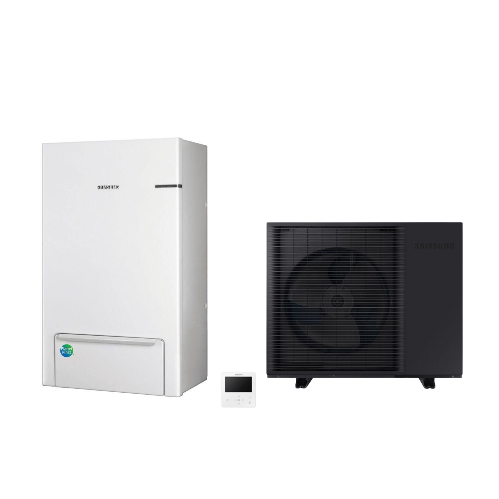 SAMSUNG oras-vanduo 15/16 kW SPLIT šilumos siurblio KOMPLEKTAS (be tūrinio šildytuvo)