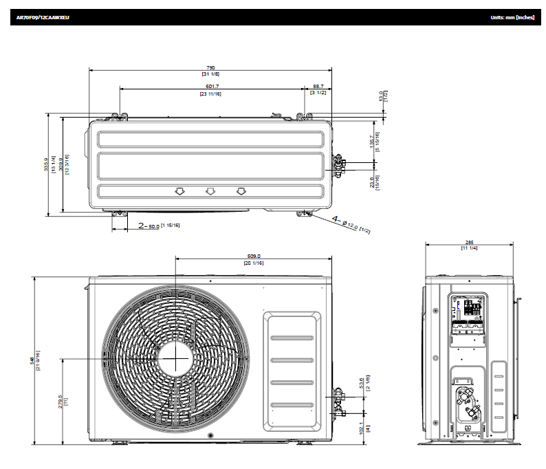 SAMSUNG SIENINIS BEVĖJIS Windfree™ Elite S2, 2.5/3.2 kW oro kondicionieriaus komplektas - Image 8