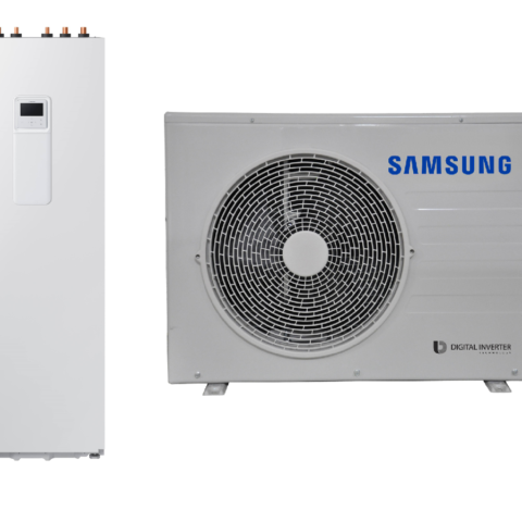 SAMSUNG oras-vanduo 6.0/6.5 kW SPLIT šilumos siurblio KOMPLEKTAS (su 200 l tūriniu šildytuvu)