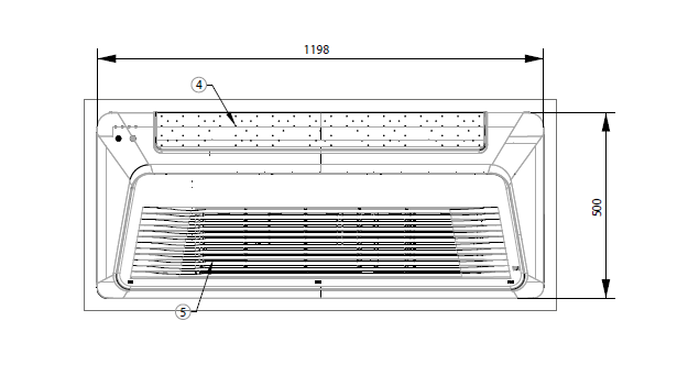SAMSUNG BEVĖJĖS Windfree™ S2 vienkryptės kasetės tipo 2.6/3.3 kW šilumos siurblio oras oras komplektas - Image 8