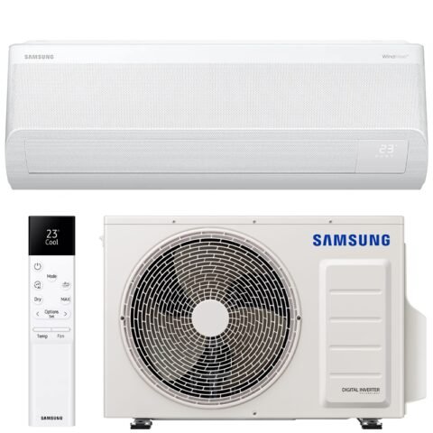 SAMSUNG SIENINIS BEVĖJIS Windfree™ Comfort S2 (buv. Arise), 2.5/3.2 kW oro kondicionieriaus komplektas