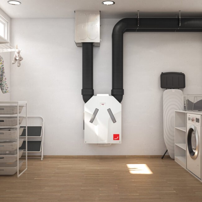 Plokštelinis ENTALPINIS rekuperatorius Zehnder ComfoAir 375 ERV - Image 3