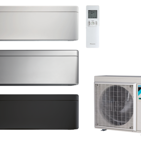 Daikin SIENINIS Stylish serijos 5.0/5.8 kW oro kondicionieriaus komplektas, FTXA50AW/BS/BB / RXA50B